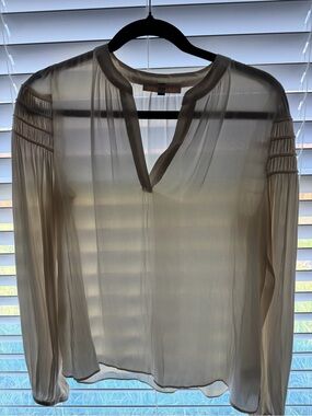 Pookie & Sebastian Cream Blouse